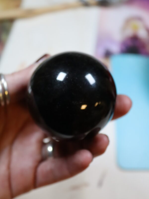 Esfera Obsidiana negra